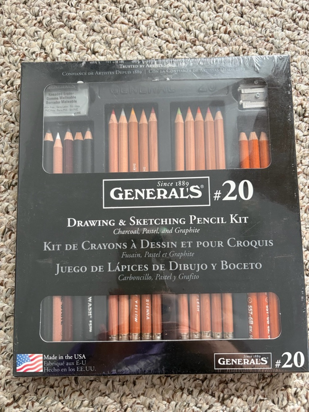 Drawing & Sketching Pencil Kit - Sealed - #20